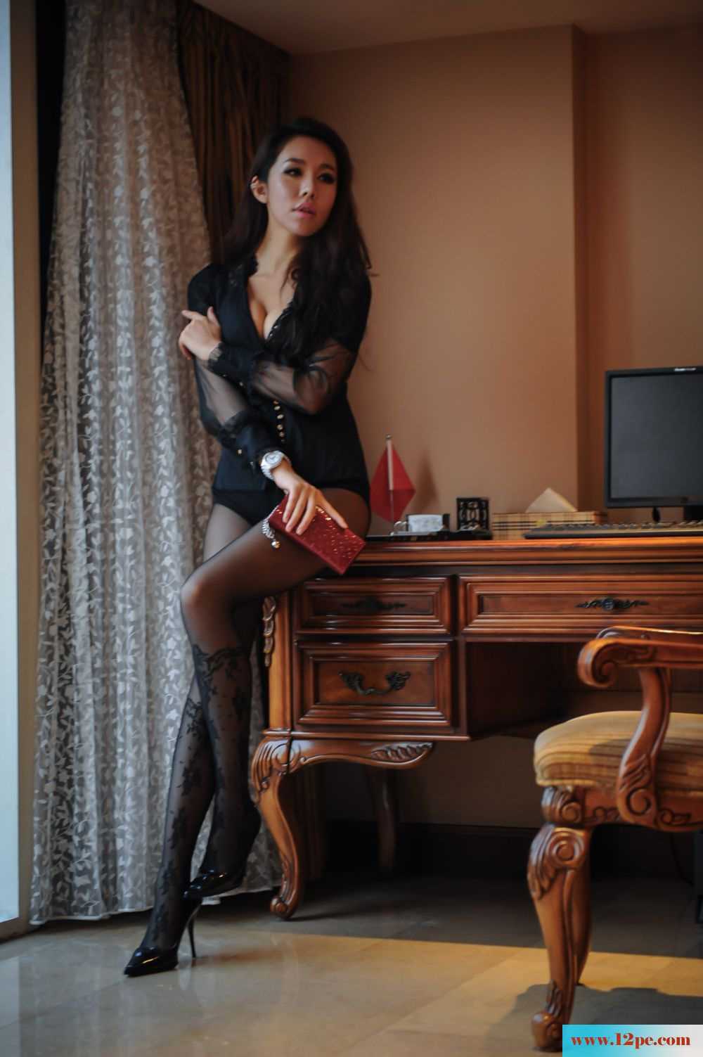 超性感高挑美女高跟丝袜美腿(48P)