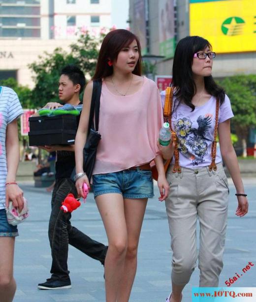 端午节汴河中路街拍美女(10P)