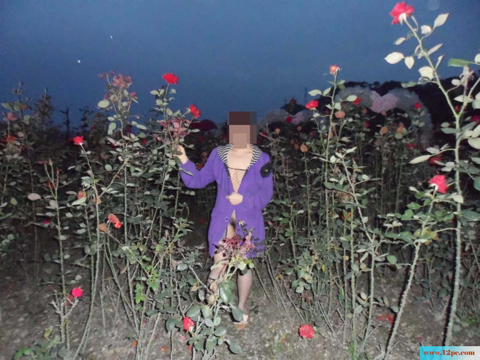 骚妻外拍：妇唱夫随摄天下之园区户外露出完善