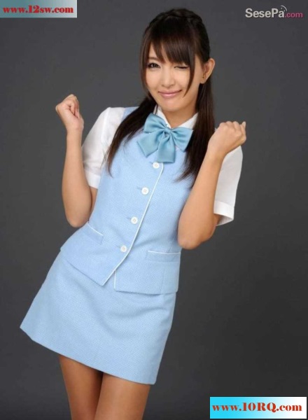 清纯妹纸蓝白OL经典套装(28p)