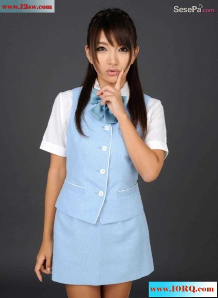 清纯妹纸蓝白OL经典套装(28p)